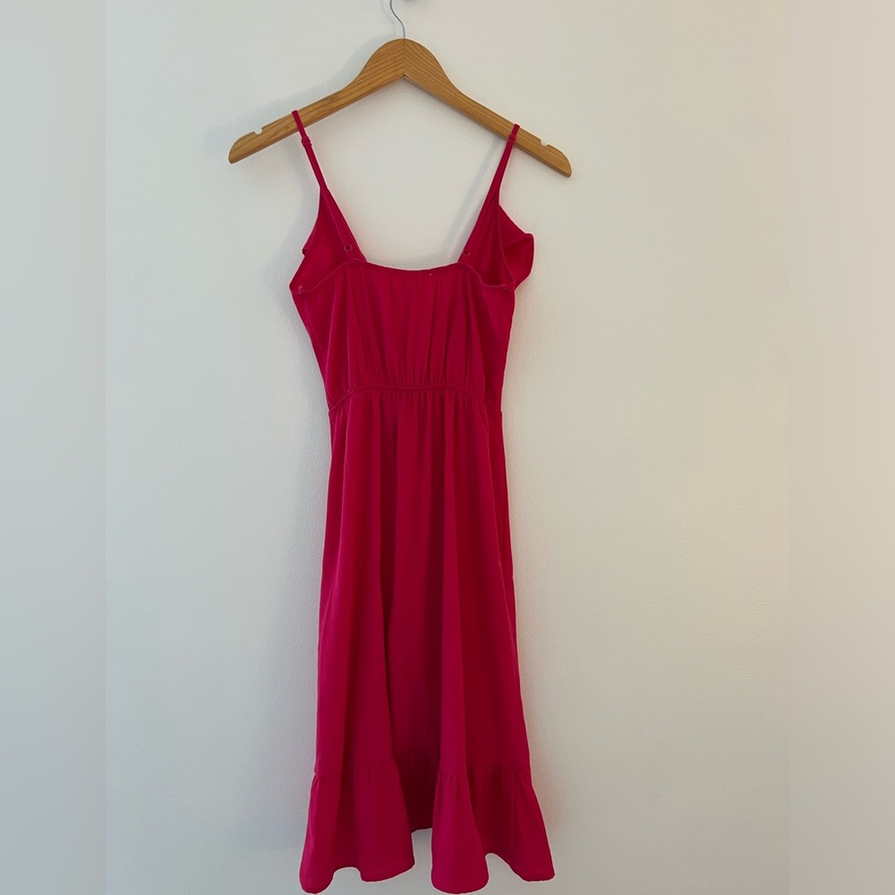 Mini Pink Ruffle Dress - Picture 2 of 3